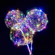 Luminous Clear Transparent LED Ballon Promotional Gift Air Balls
