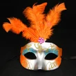 Sexy Women LED Fiber Feather Mask Masquerade Costume