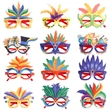 New Carnival Glasses Decoration Dress Up Party Supplies Eyeglass Mask