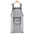 Waterproof Oil-proof Salon Barber Hair Drying TPU Transparent Apron