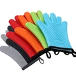Customized Heat Resistant Silicone Oven Gloves BBQ Cooking Grill Glove