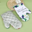 Kitchen Oven Gloves Set Mitts Heat Resistant Cooking Baking Gloves Set
