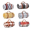 Custom Large Thick Roll Up Padded Outside Foldable Picnic Blanket Mat