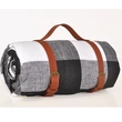 Custom Large Thick Roll Up Padded Outside Foldable Picnic Blanket Mat