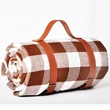 Custom Large Thick Roll Up Padded Outside Foldable Picnic Blanket Mat
