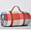 Custom Large Thick Roll Up Padded Outside Foldable Picnic Blanket Mat
