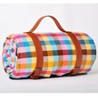 Custom Large Thick Roll Up Padded Outside Foldable Picnic Blanket Mat