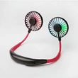 Neck Hanging USB Charge LED Flashing Light Promotional Fan