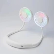 Neck Hanging USB Charge LED Flashing Light Promotional Fan