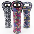 Custom Logo Portable Neoprene Wine Tote Holders Bottle Holder Cooler