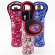 Custom Logo Portable Neoprene Wine Tote Holders Bottle Holder Cooler