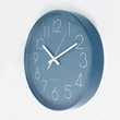 Wall Clocks With Frame Transparent Plastic Hanging Clock Living Room