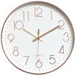 Wall Clocks With Frame Transparent Plastic Hanging Clock Living Room
