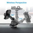 360 Degree Rotatable Retractable Strong Suction Car Phone Holder