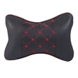 Car Neck Pillows Both Side Pu Leather Headrest Car Pillow