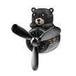 Bear Pilot Car Air Freshener Rotating Propeller Outlet Fragrance