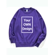 Original Design Brand Logo Custom Pullover DIY Fleece Sweatshirt