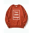 Original Design Brand Logo Custom Pullover DIY Fleece Sweatshirt