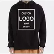 Plus Size Plain Blank Custom Logo Sweatshirts Hoodie Set Unisex