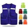 Customized Volunteer Photography Fishing Work Wear Multi Pockets Vest