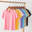 Customized Children's T-shirt Kindergarten Uniform Toddler Solid Tees