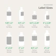 Custom Water Bottle Labels - Personalized Printed Water Bottle Labels |Rodiant