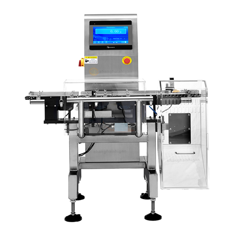 Automatic Check Weight Machine for Weighing and Air-blown Rejection of Cartoned Products