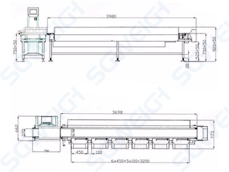 High-Precision Multi-Level Check Weigher Machine for Sorting Product