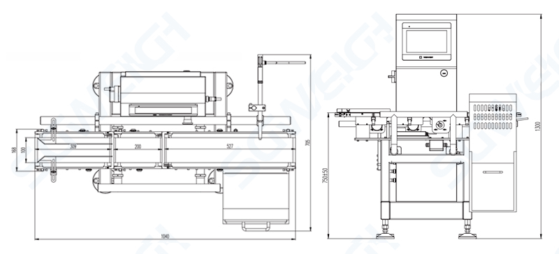 Stainless Steel Professional Auto Check Weigher for Pharmaceutical Products