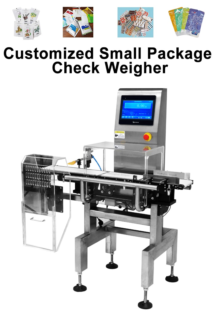 Auto Dynamic Weighing Systems Conveyor Belt Check Weigher for Bag Powder