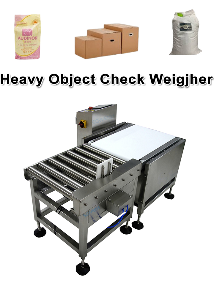 Automatic Conveyor 1kg-10kg Box Industrial Check Weigher for Heavy Object