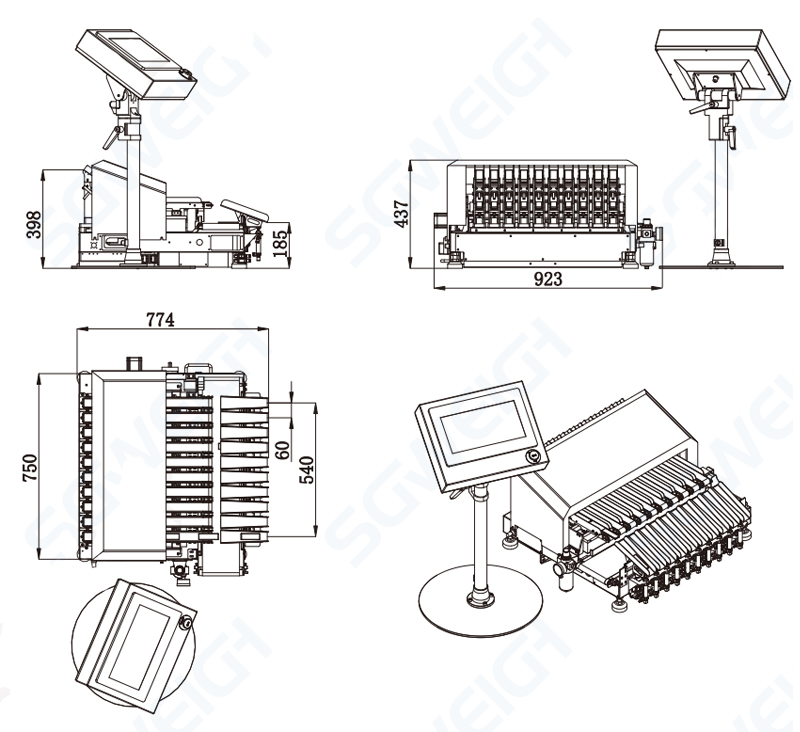 Multi-lane Check Weighers