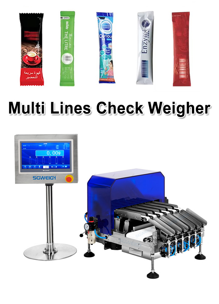 Multi-Conveyor Line Check Weighers