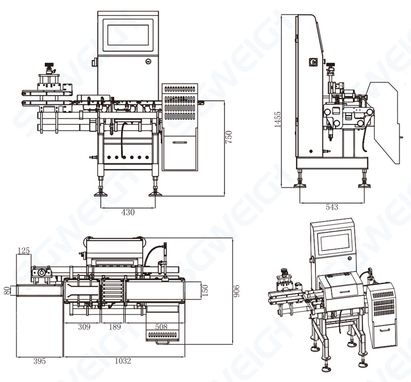 Special Needs Checkweigher,Custom Food Checkweigher Price,High Quality Low Cost Checkweigher