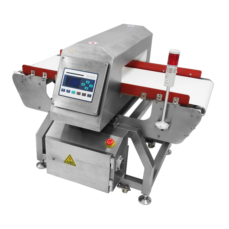 High Precision Conveyor Belt Industrial Metal Detector with Automatic Rejection