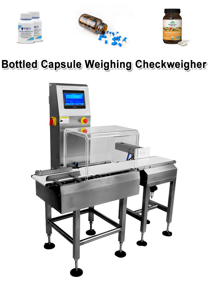 Online Automatic Checkweigher Machine Industrial High Sensitivity Weighing Conveyor Belt Scale