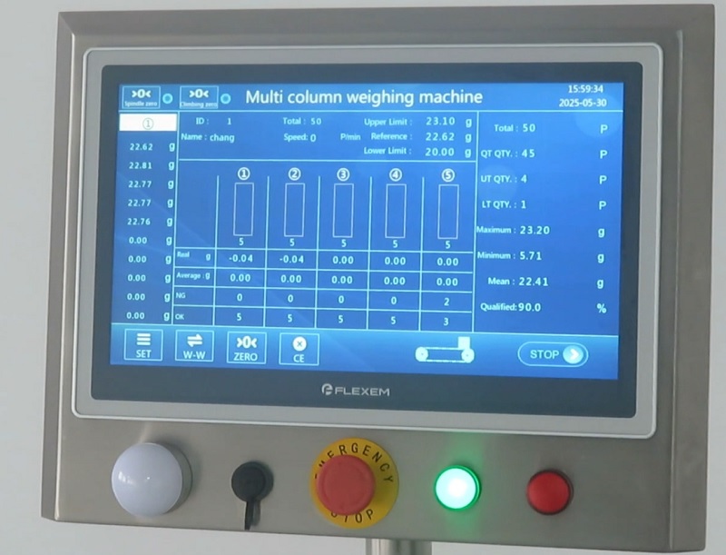Multi-Lane Weight Checker