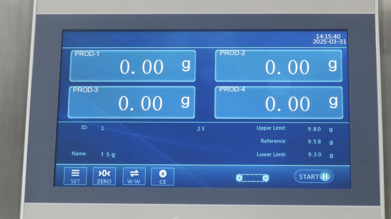 Checkweigher with Touch Screen