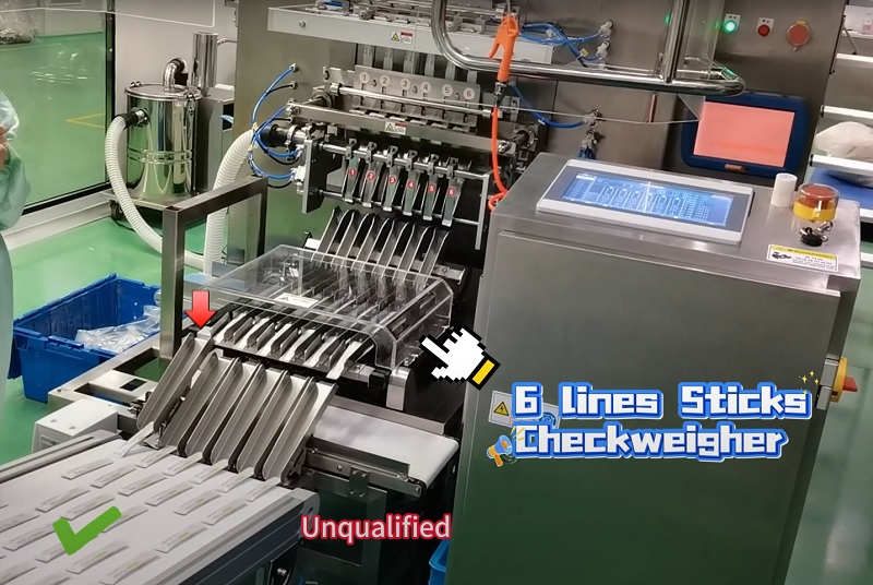 2-8 Channel Inline Automatic Weighing Machine