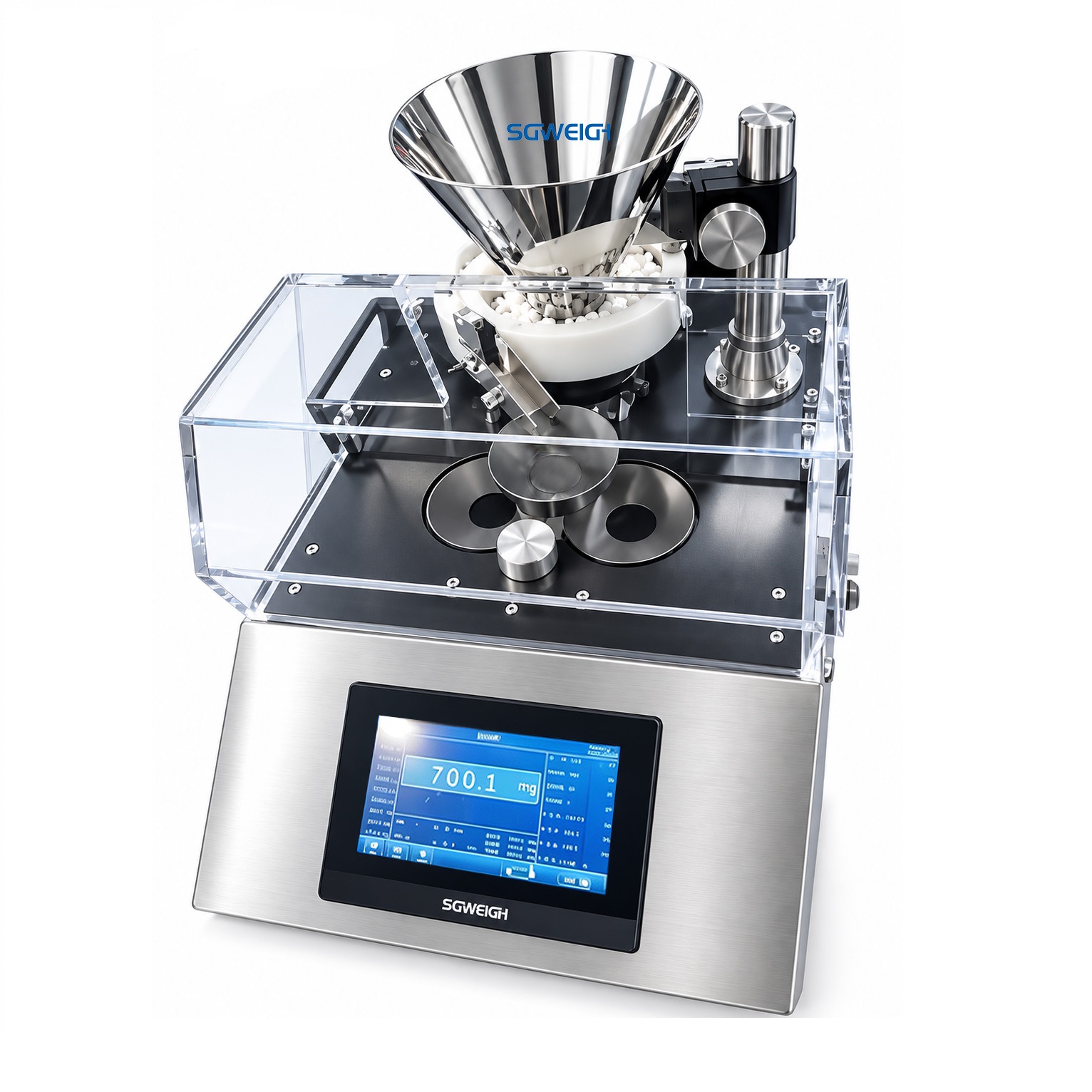 Laboratory tablet weight inspection system