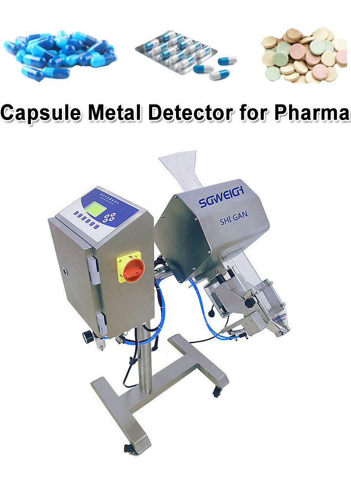 High Precision Tablet Metal Separator Metal Detector for Pharma