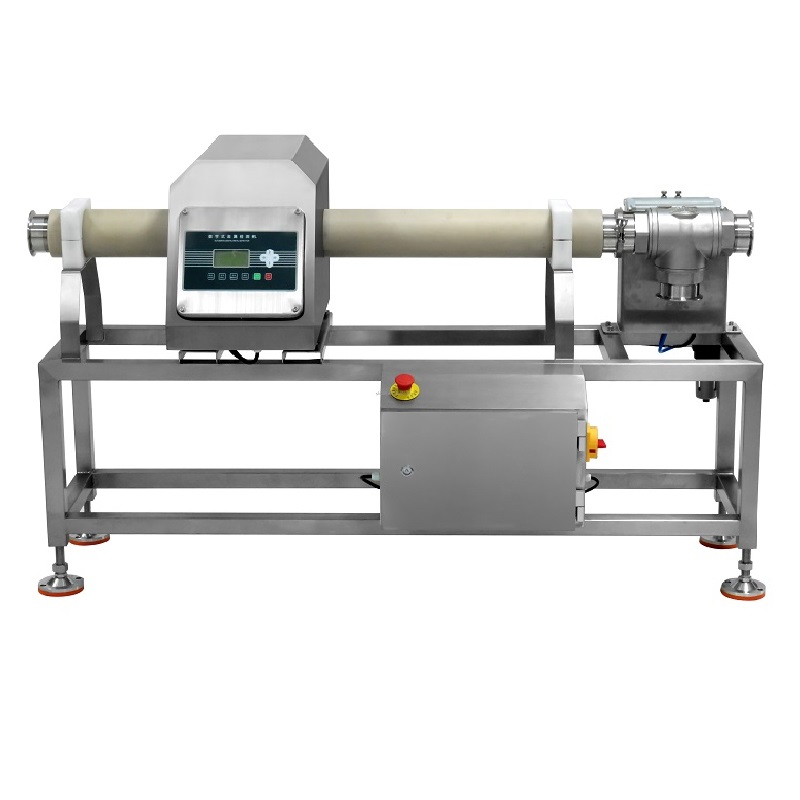 High Sensitivity Online Pipeline Metal Detector for Sauce and Liquid