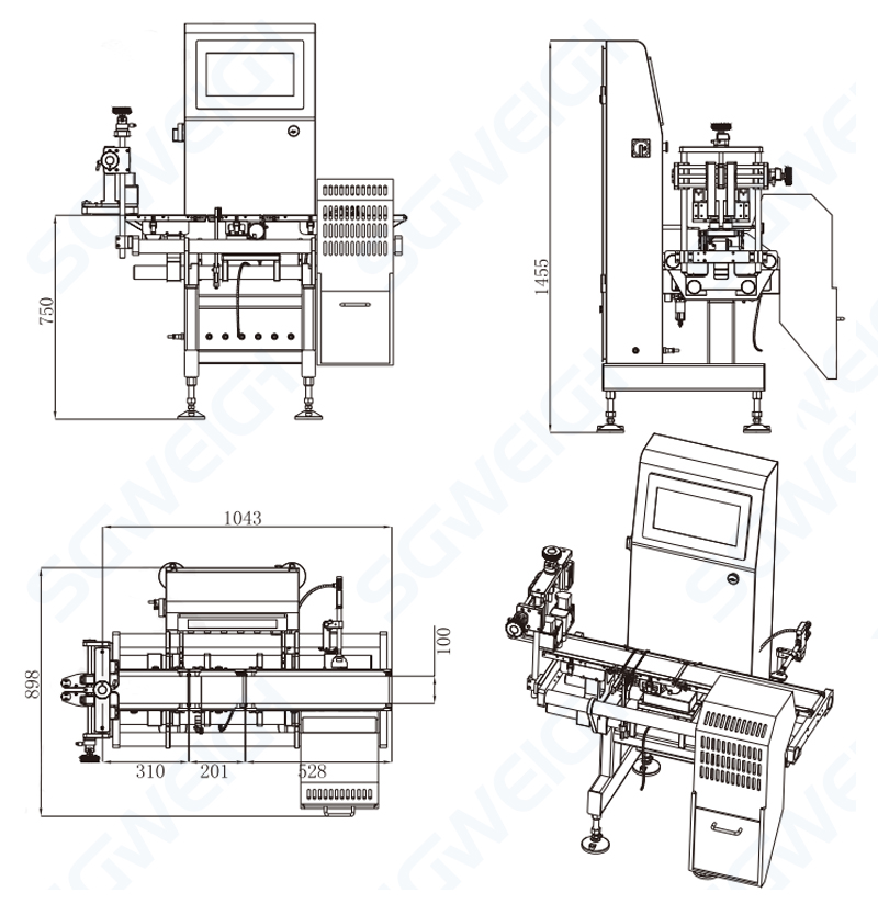 Bottled Clamping Check Weighing Machine,High-Speed Bottled Production Line Checkweigher