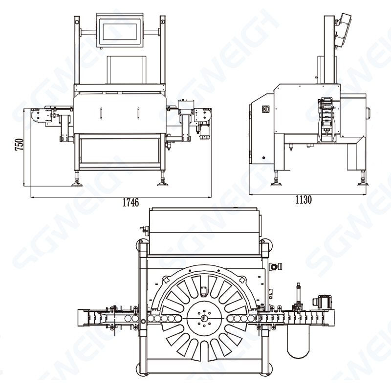 Inline Rotary Checkweigher