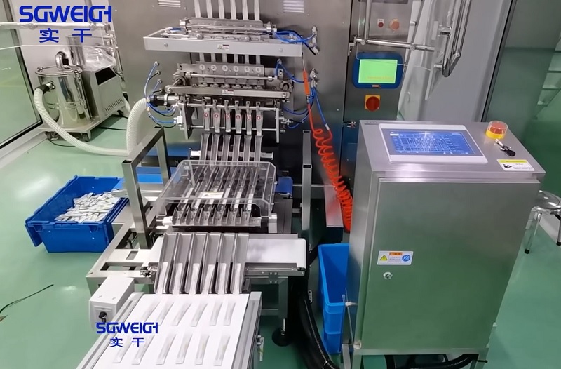 Sachets Multi-lane Checkweigher Built-in Weighing System