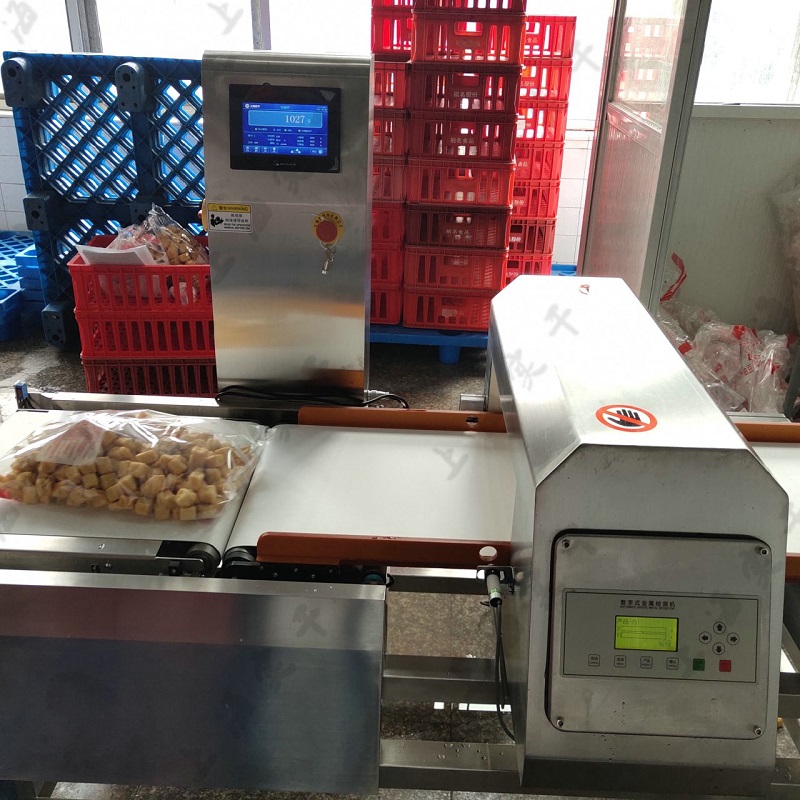 Check Weigher with Metal Detector Combo for Food