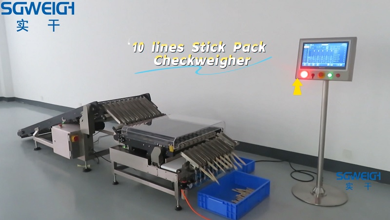 10-lane Small Bag Checkweigher 10-lane Small Bag Checkweigher