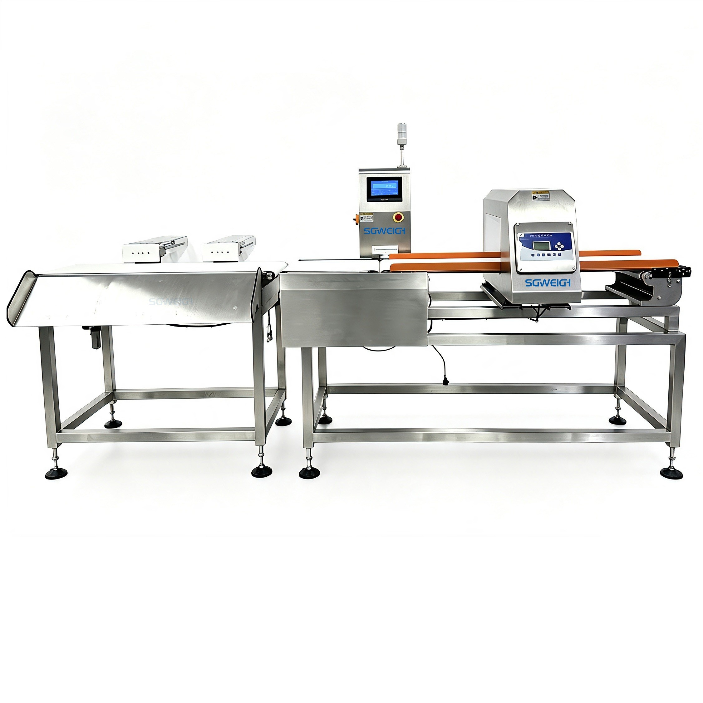 Conveyor Checkweigher with Metal Detector Conveyor Checkweigher with Metal Detector