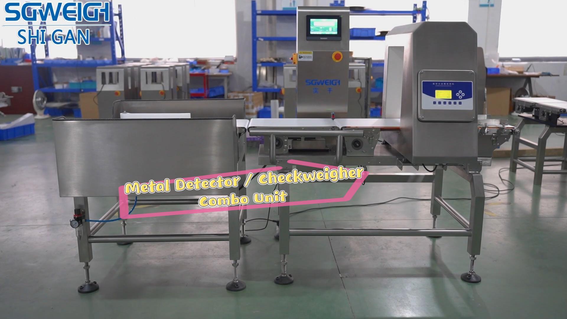 High Accuracy Checkweigher with Metal Detector High Accuracy Checkweigher with Metal Detector