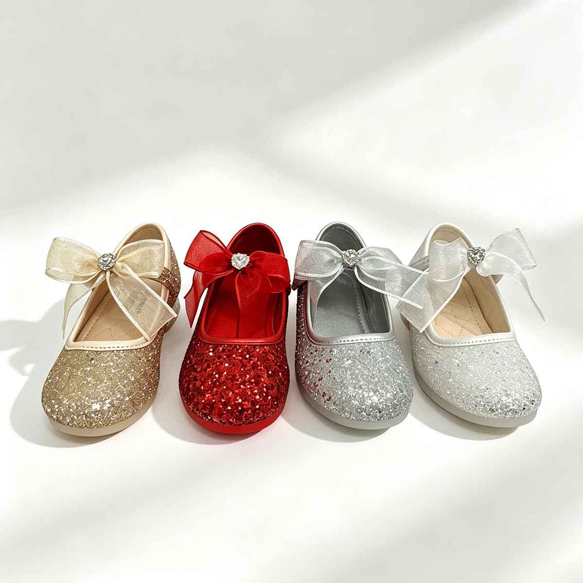 1789881890894821.jpg Group photo four color collection girls glitter mary jane party heel shoes
